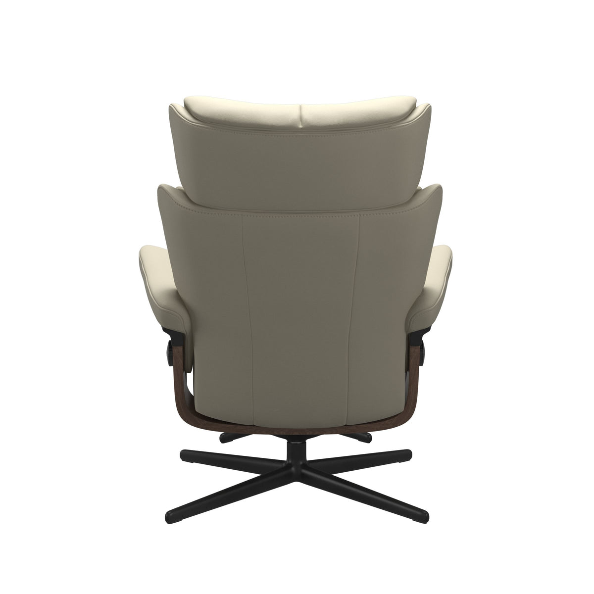 Stressless® Magic (M) Cross Base Recliner with Ottoman