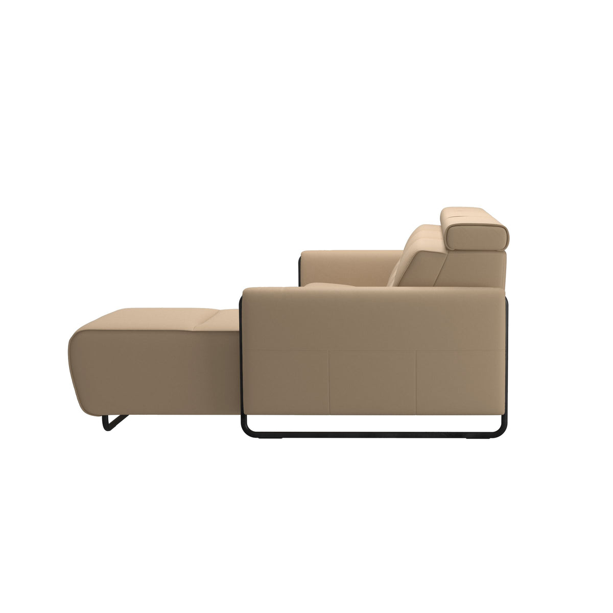 Stressless® Emily Steel 2 seater Power left with Long Seat (M)