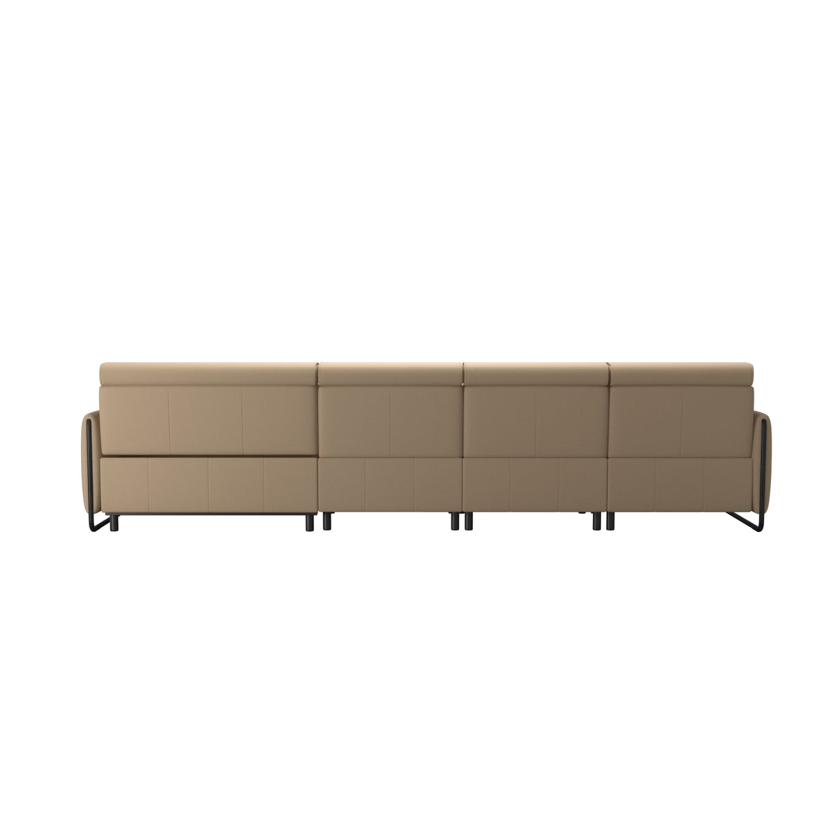 Stressless® Emily Steel 3 seater Power left with Long Seat (L)