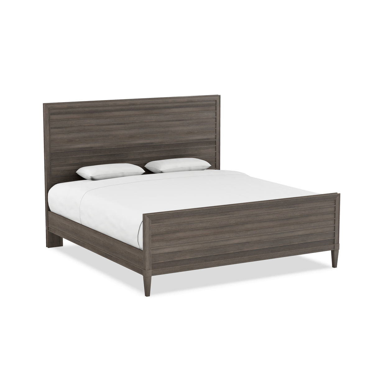 King Wood Slat Bed