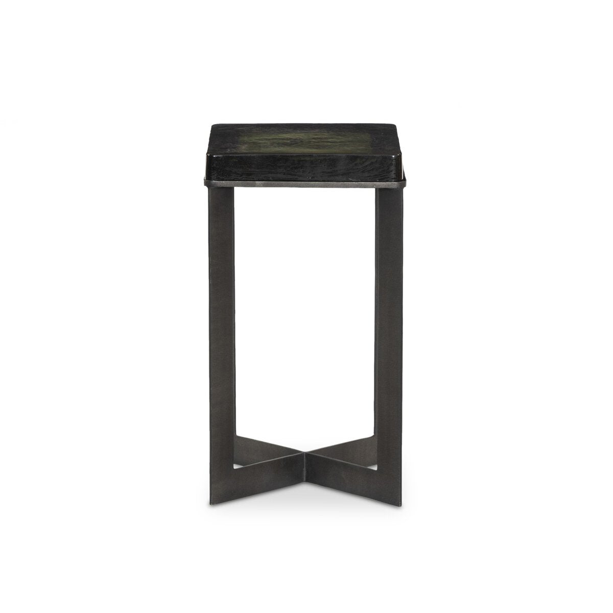 Lennie Cast Glass End Table