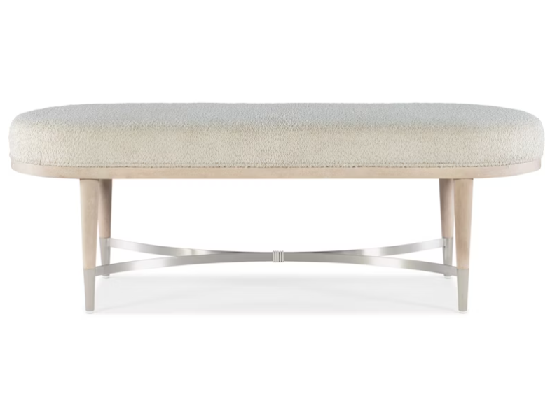 Nouveau Chic Upholstered Bench