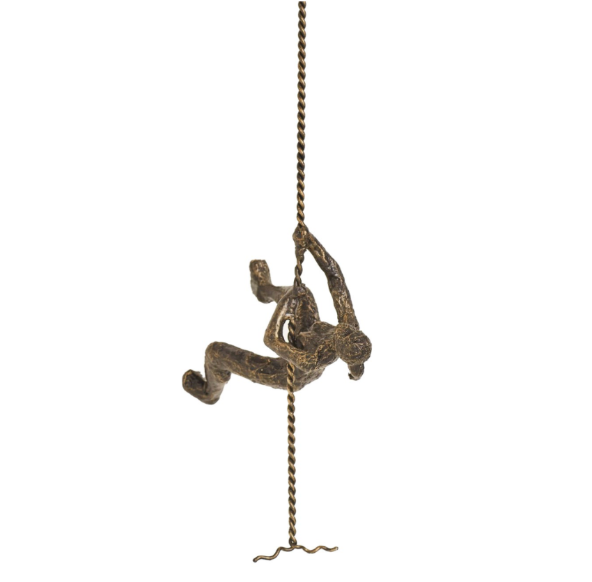 Climbing Woman