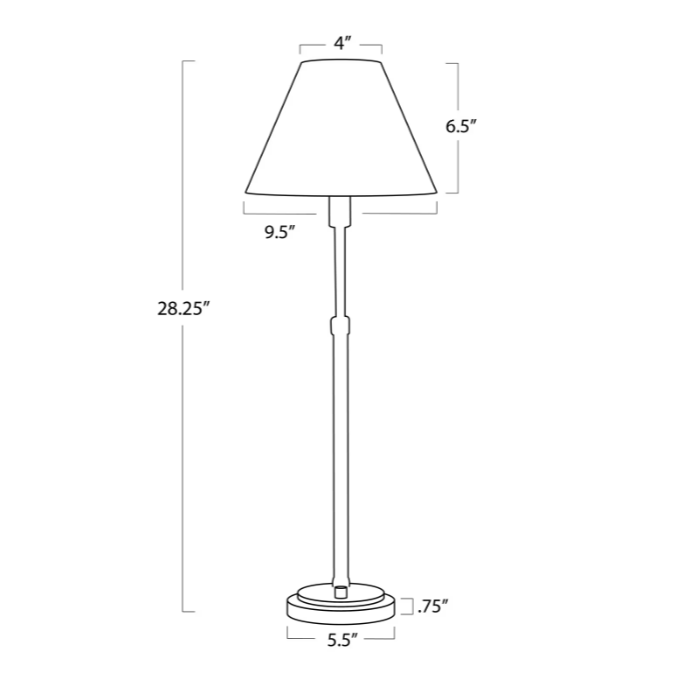 Polly Buffet Lamp